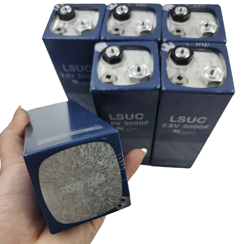 LSUC-Condensateur Super Farad, Original, 2.7V, 2.8V, 3000F, 55x55x155mm, Lange Tyet, 2.8V, 3000F Smile, Auto Tyeding