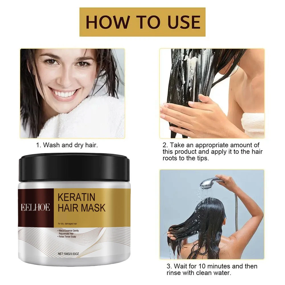 Hair Mask Collagen Hair Mask Keratin Hair Treatment Deep Repair