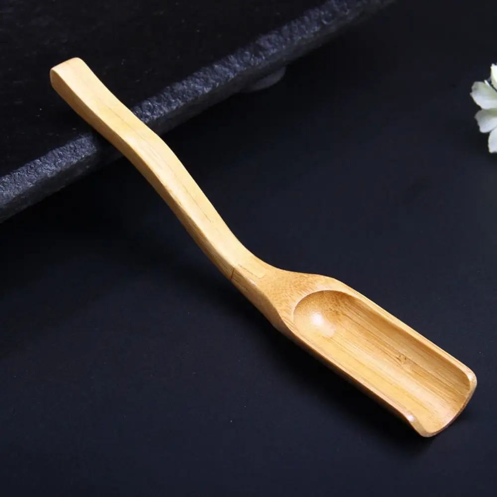 New Portable Tea Scoop Natural Bamboo Chinese Retro Style Teaspoon Spoon Accessories Kongfu Tea Delicate Tea Shovel