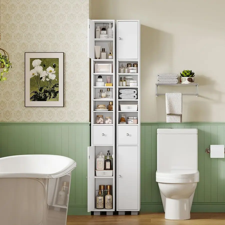 XMSJ Narrow Bathroom Cabinet image 3