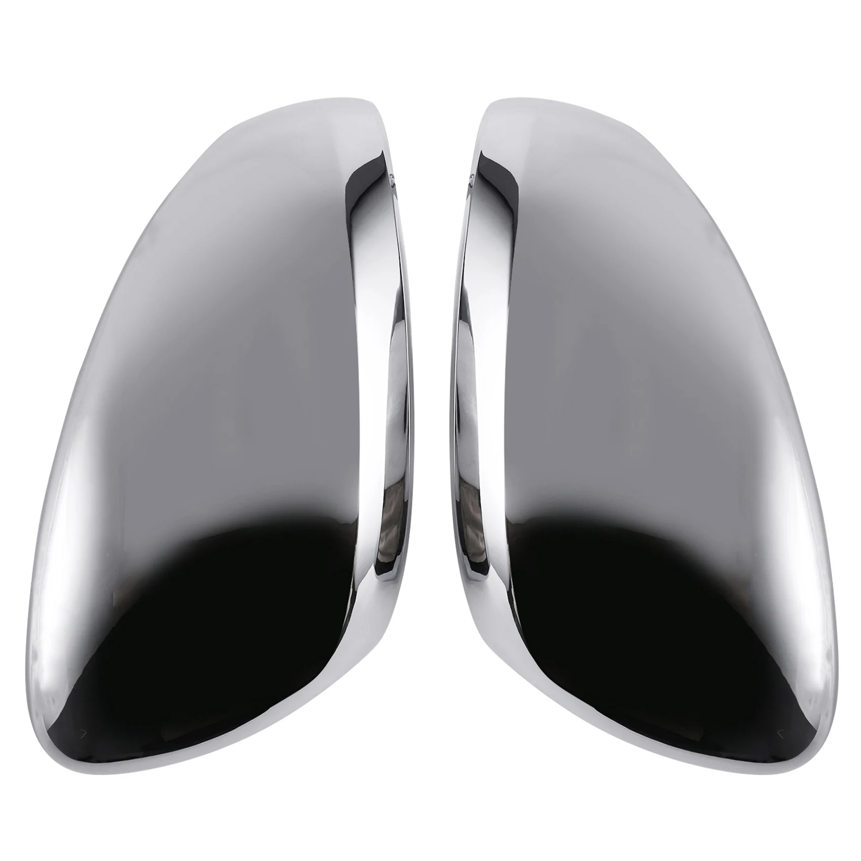 

Хромированные защитные крышки для зеркала заднего вида из АБС-пластика, наклейки на зеркала заднего вида для Peugeot 208 2014-2017, аксессуары