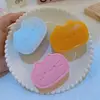 New Sticky Cat Cheese Pinch Toy TPR Cute Squeeze Toy Soft Squishy Pressure Relief Slow Rebound Toy 2