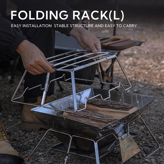 Portable Folding Camping Grill 4