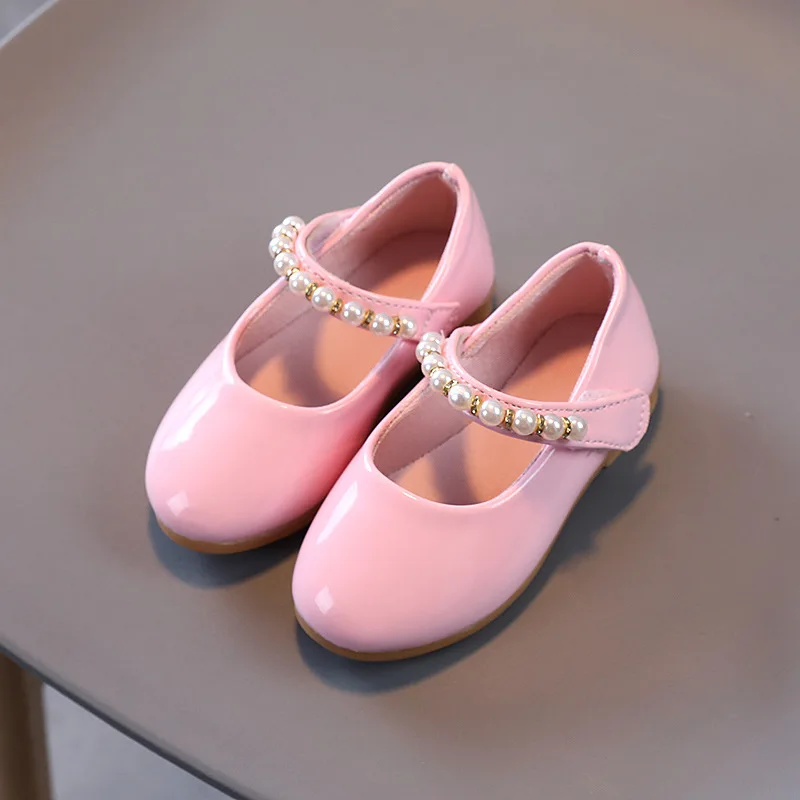 Zapatos Niña Girl Leather Shoes 2023  New Pearl Princess Shoe Fashion Mary Jane Shoe Lorita Shoe Girl Shoe Kid Shoe Girl Dresses 2