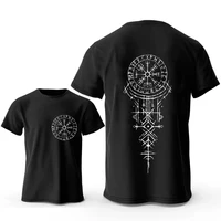 Viking Runic Compass Graphic T Shirts Funny Trip Tshirts Short Sleeve Tops Fashion Casual Harajuku T-shirts Men Brand T-shirts 1