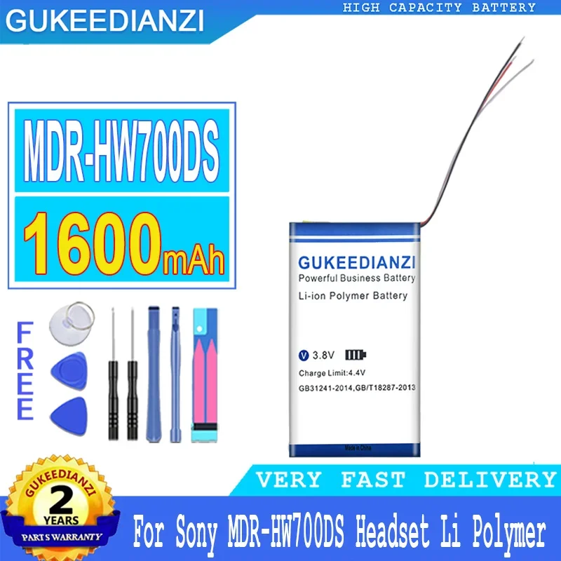 

Аккумулятор большой емкости MDRHW700DS на 1600 мАч для Sony MDR-HW700DS гарнитура, высококачественные полимерные батареи