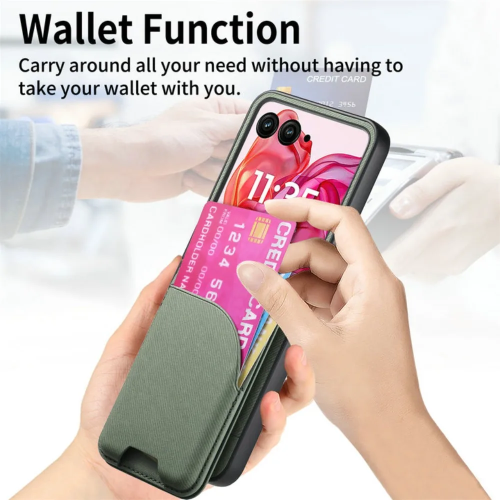 2-in-1 Detachable Leather Wallet Case with Magnetic Back Cover