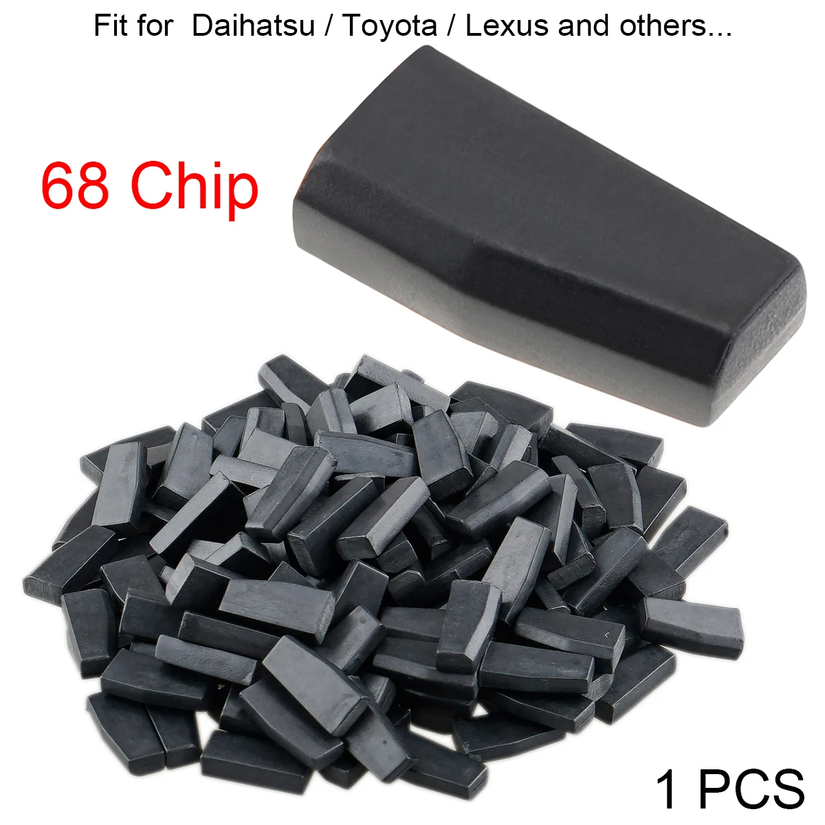 

1 Piece Blank 4D68 ID68 40Bits Carbon Chip Car Key Transponder Chip Fit for Daihatsu Toyota and Lexus etc