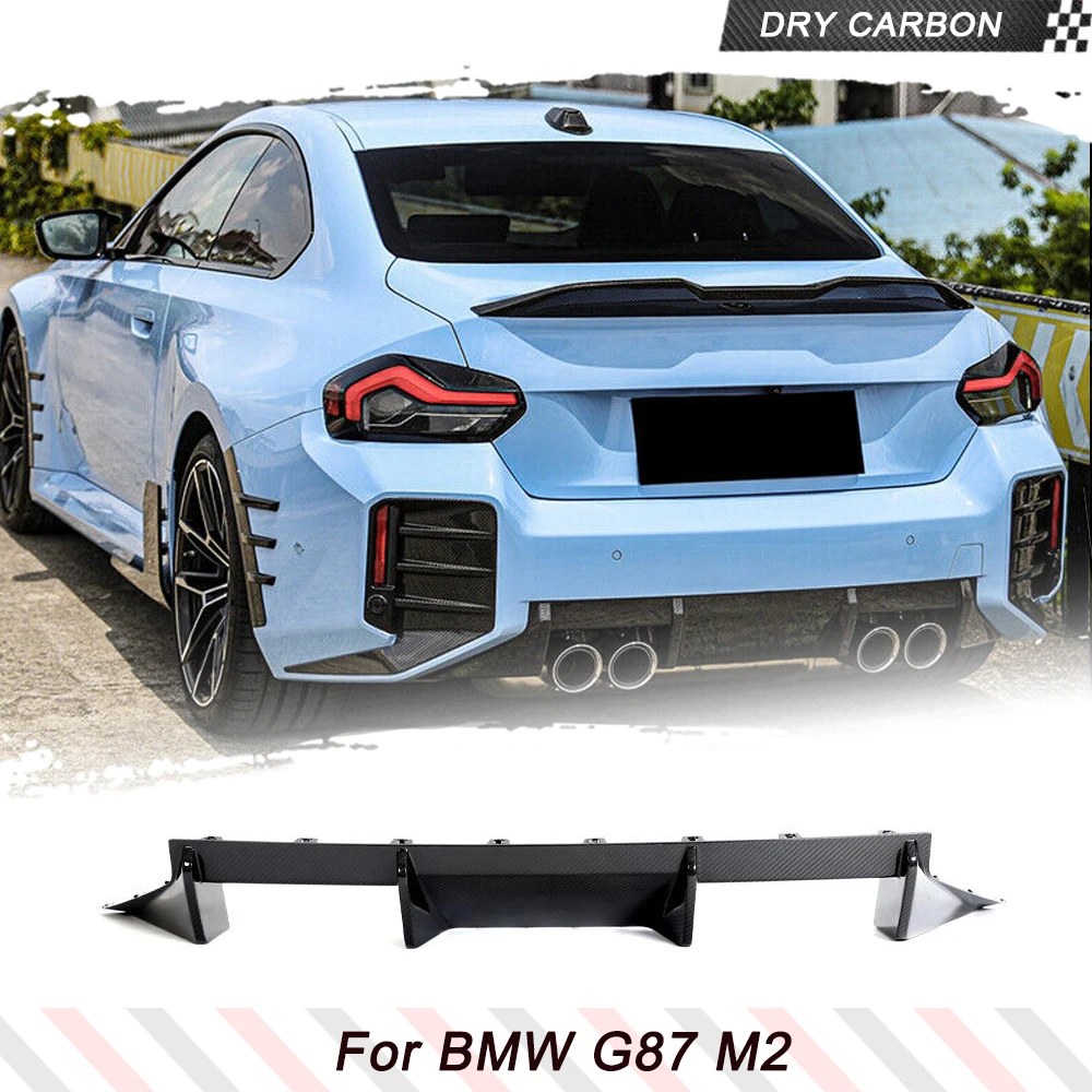 

Для BMW 2 серии G87 M2 Coupe 2022-2024 сухое углеродное волокно Автомобильный задний бампер диффузор губы кузова