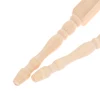 4pcs/lot 1:12 Wooden Dollhouse Table Leg Miniature Furniture Diy Dollhouse Accessories Simulation Table Feet Model Dollhouse Toy 6