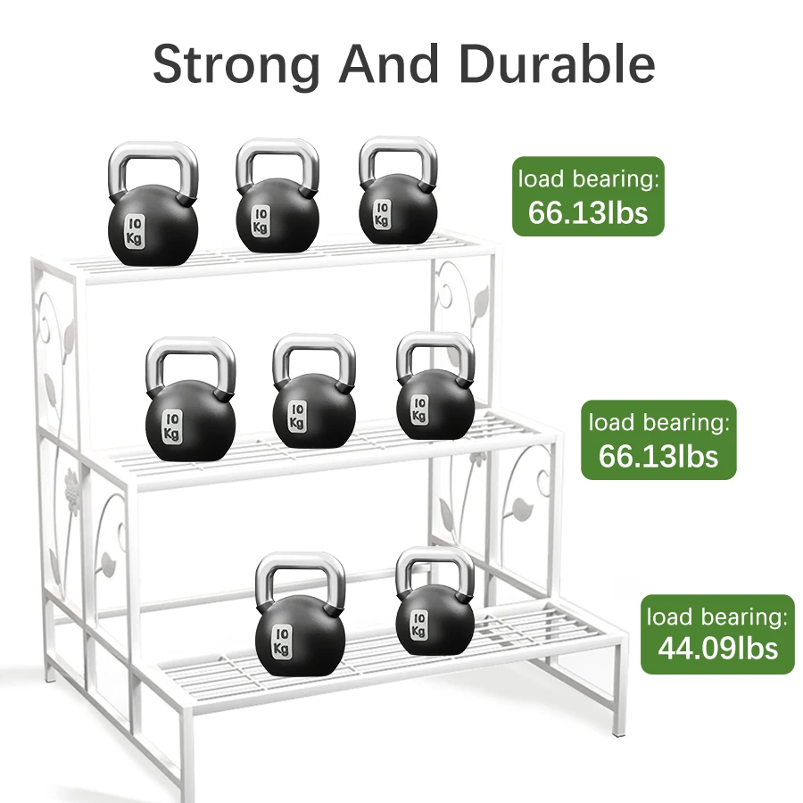 Plant Stand And Flower Stand Multi-layer Pot Rack Flowerpot Organizer Succulent Holder Iron Plant Shelves For Flowers plant stand