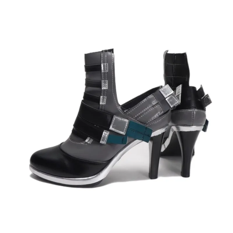 Sucicos Cosplay Evelyn Chevalier Tsukishiro Yanagi Shoes Halloween ZZZ Women Game Zenless Zone Zero 9