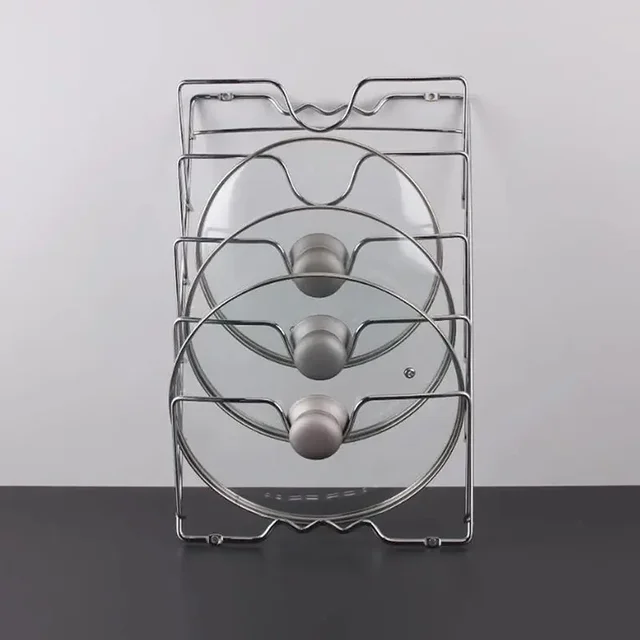 Stainless Steel Pot Lid Holder 6