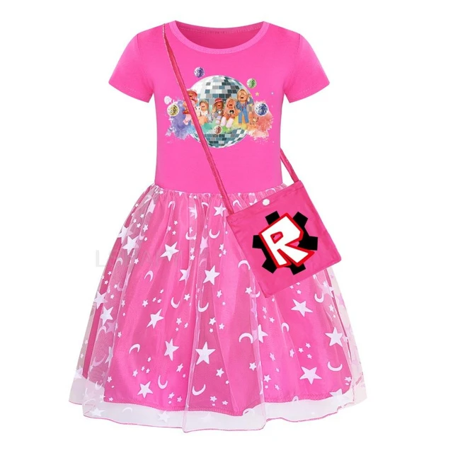 Girls Clothes New Summer Princess Dresses Short Sleeve Kids Dress Hot ROBLOX  Party Baby Dresses for Children Clothing - AliExpress