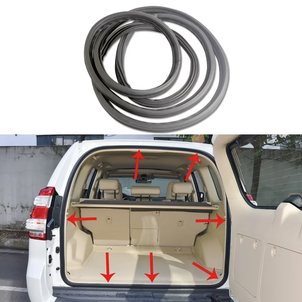 Tira De Sellado De Goma Para Maletero De Toyota Land Cruiser Prado LC150 2010-2017 – Burlete De Puerta