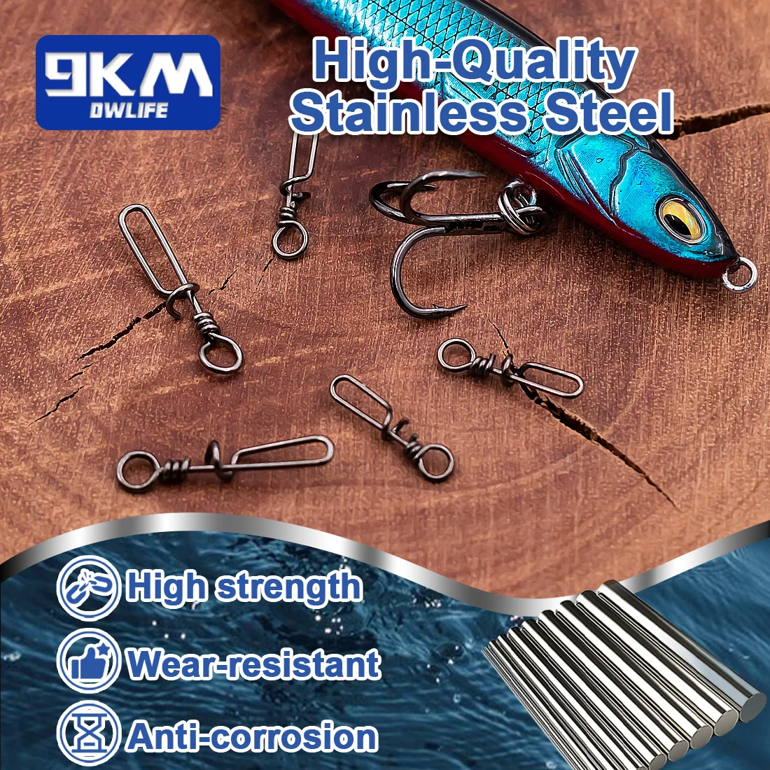 Fishing Snap 50~200Pcs Coastlock Snap Stainless Steel Quick Change