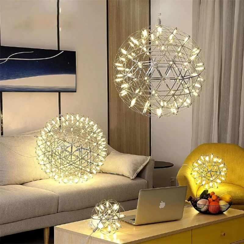 Modern Brief Loft Spark Ball LED Lights Chandelier Fixture