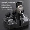 Hair Clippers for Men Professional 5 in 1 Cord/Cordless Beard Nose Ear Body Grooming Kit Hair Clipper Trimmer with Smart Charge 6