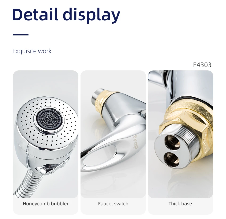 pantry cabinet Frap 1set Brass Kitchen sink faucet Mixer Cold and Hot Tap Single Hole Water Tap mixer kitchen mixer torneira cozinha F4303 deep kitchen sinks