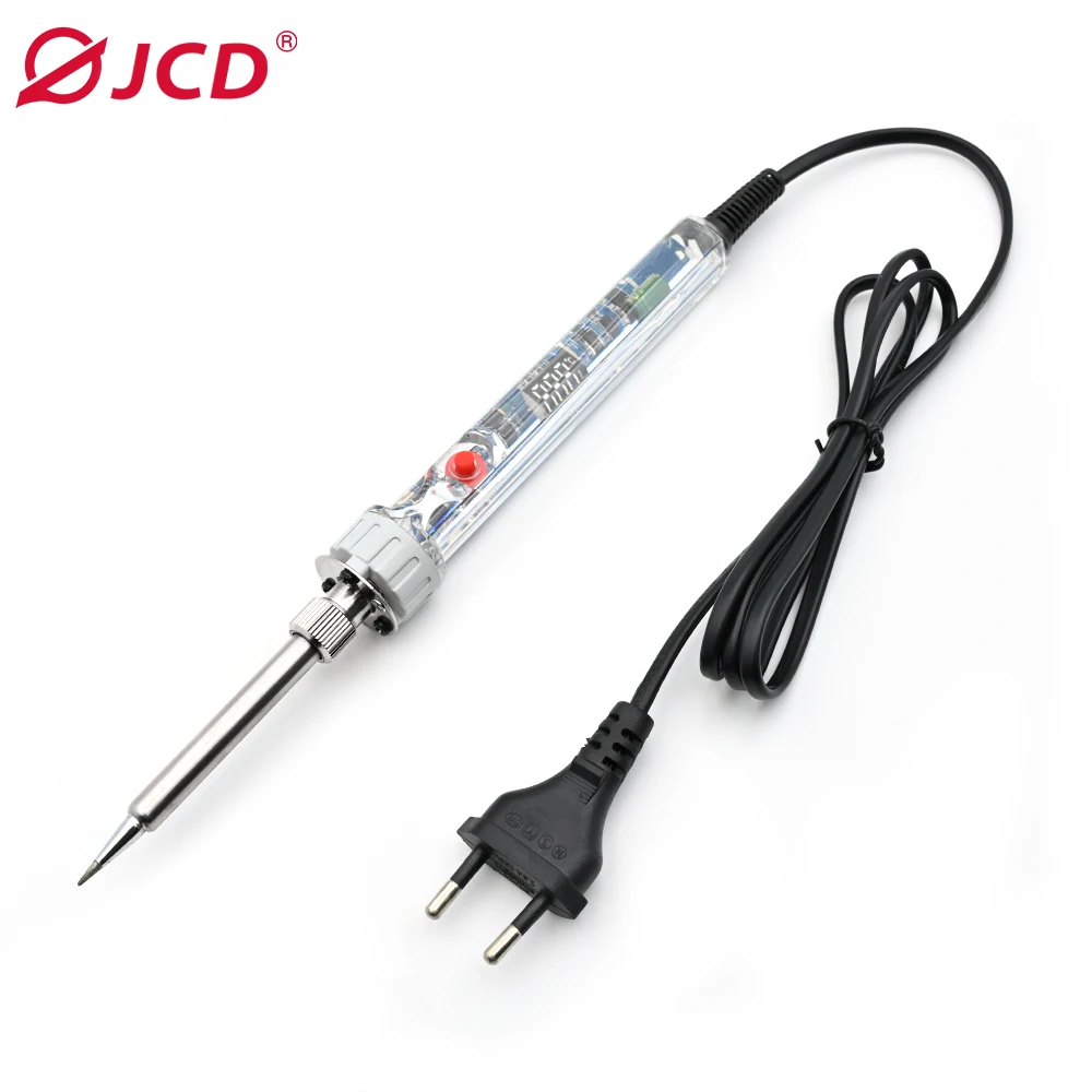 JCD 90W Electric Soldering Iron New P907 Transparent shell LCD Digital Display Adjustable Temperature  220V/110V Welding Tools