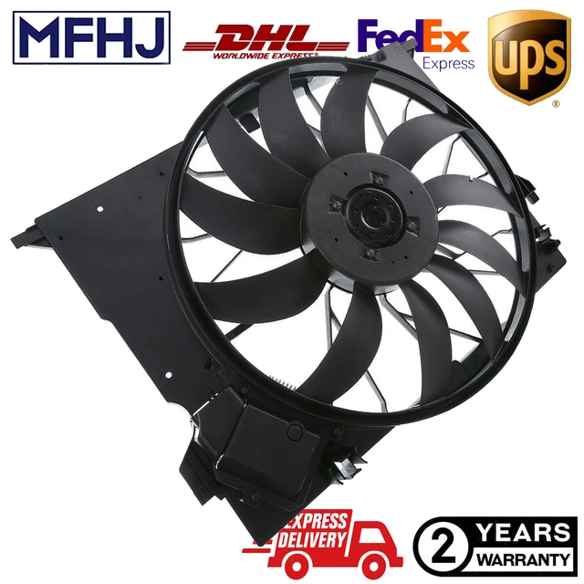 For Mercedes-Benz W211 E320 W221 S350 Radiator Cooling Fan 