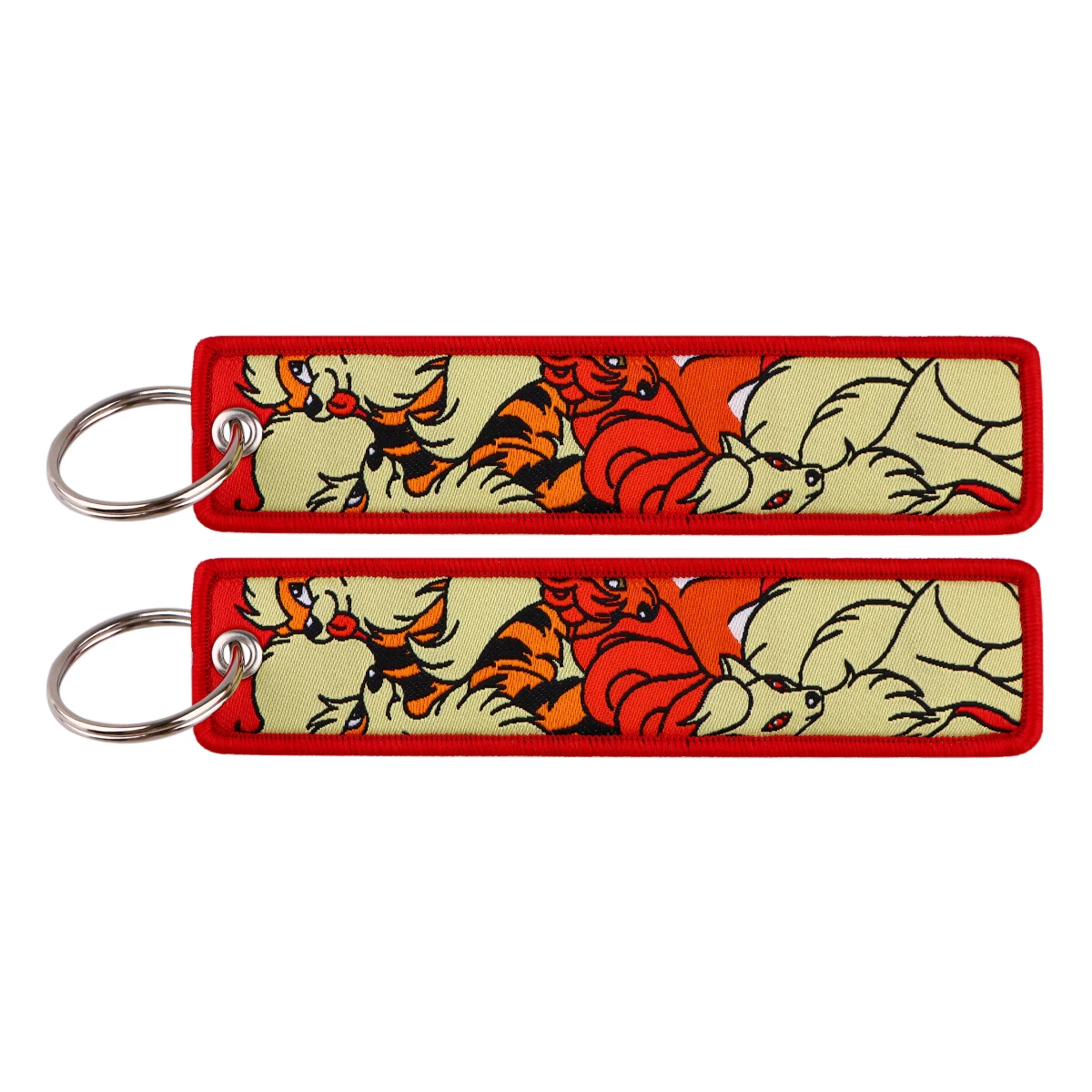Charming Anime Cute Cartoon Embroidered Keychain | Stylish Key Holder & Accessory Gift