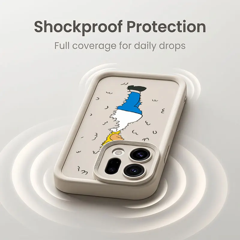 The Simpsons Cartoon Shockproof Phone Case