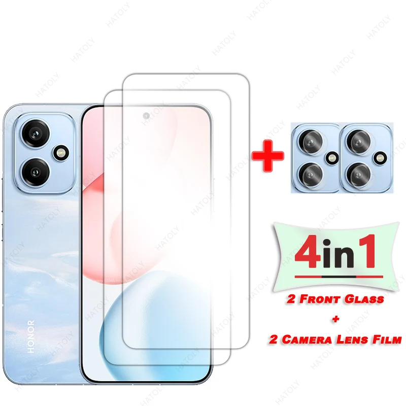 Premium HD Clear Tempered Glass Screen & Camera Lens Protector