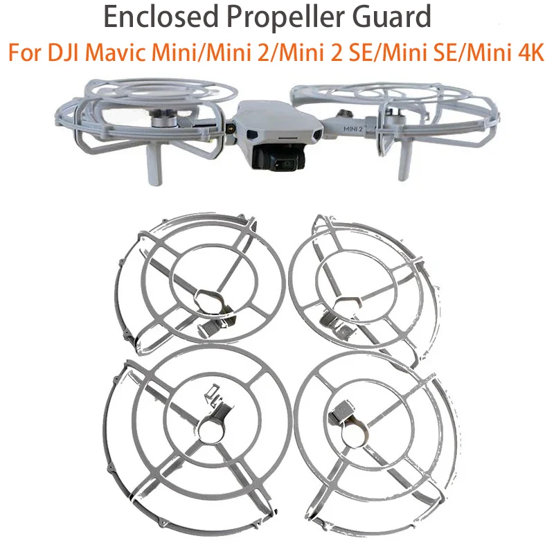 For DJI MINI 2/SE Fully Enclosed Propeller Guard For DJI Mavic Mini Drone Propeller 4726 Protector Props Wing Cover Accessories