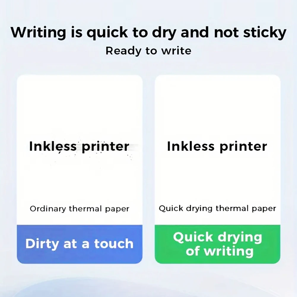 100/200매 A4 감열지 접이식 감열 인쇄 용지 자동 인식 다목적 인쇄 용지