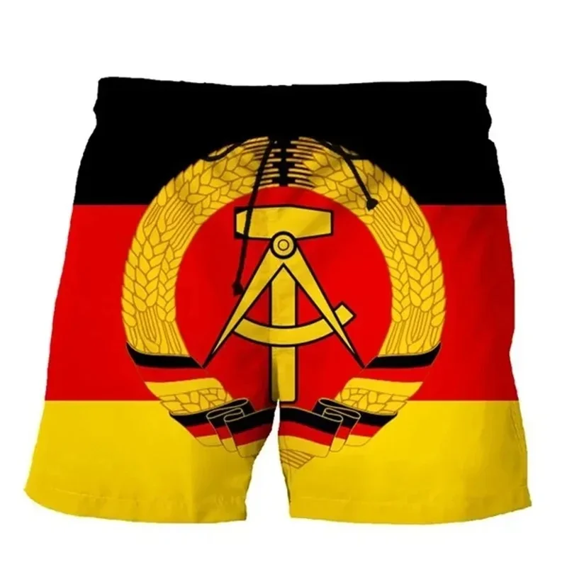 3D Printing Of The German National Emblem Flag Beach Shorts  Men Casual  Swimsuits  Wear Children Fast Drying Swim Sports Sand 5