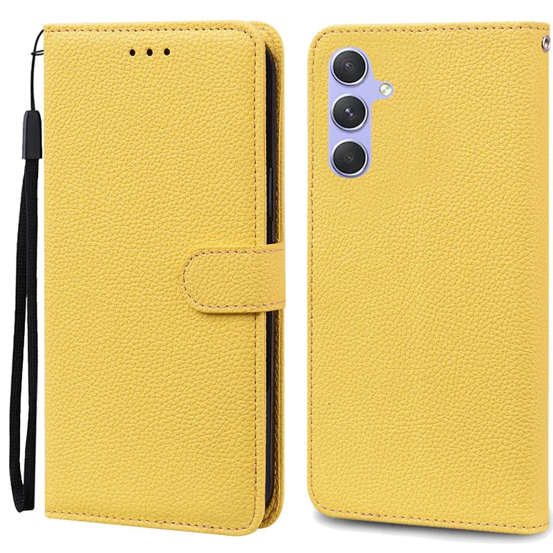 Leather Wallet Flip Case for Samsung Galaxy - Stylish Protective Phone Cover