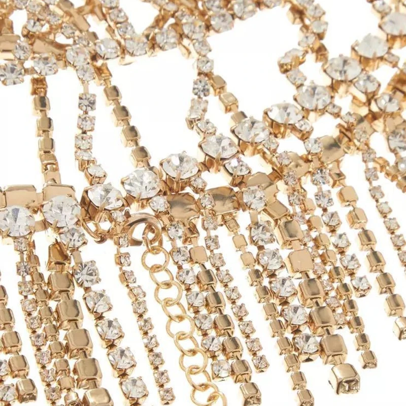 European and American Ethnic Tassel Headband Exaggerated Stage for Head