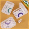 Transparent Flip Small Card Storage Box Clear Card Sleeve Protector Case Box For Popcorn DIY Korean Idol Photo Card Organizer 5