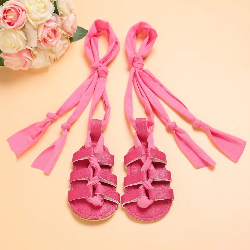 HAIZHIW Prewalker 2023 New Summer Baby Cross Strap Fashion Rubber Sandal 0-18 Month Toddler Flat Booker 2