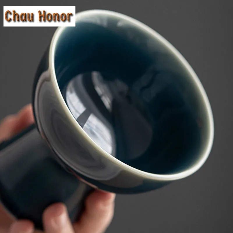 Ceramic Plate Tall Feet Fruit Plate Round Salad Bowl Dessert Cake Pan Snack Tray Decorative Plates Tableware Display Stand Gift