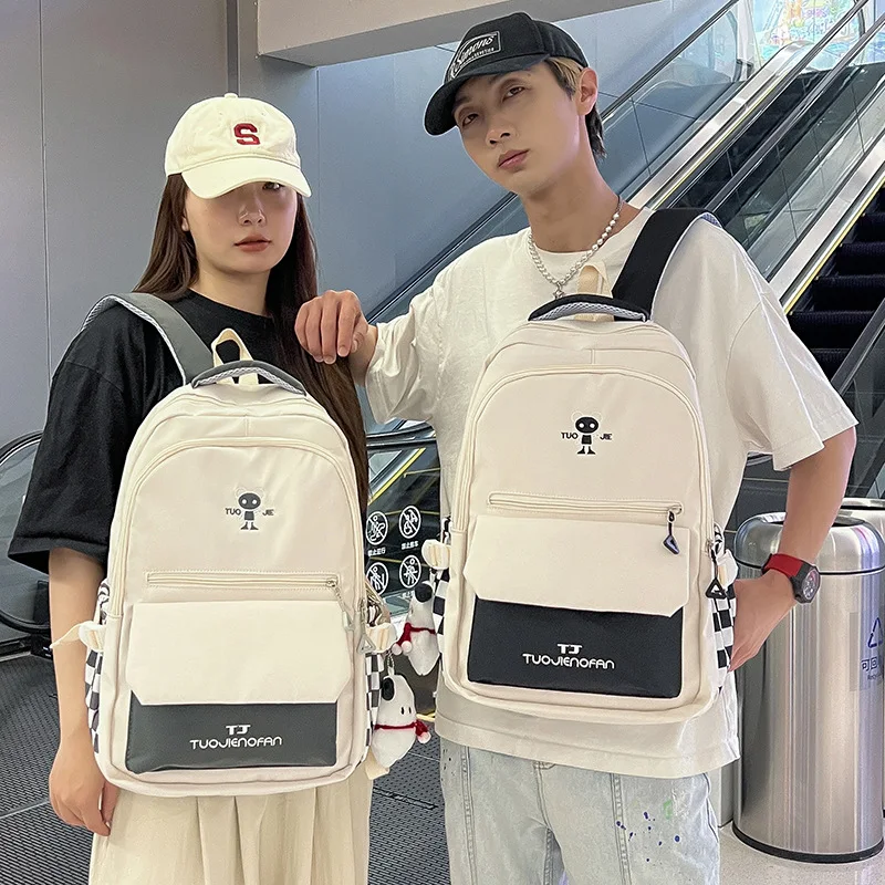 

Fashion Girl Kawaii Waterproof Book Bag Women Travel Trendy School Bag Female Cute Nylon Laptop Student College Backpacks Ladies