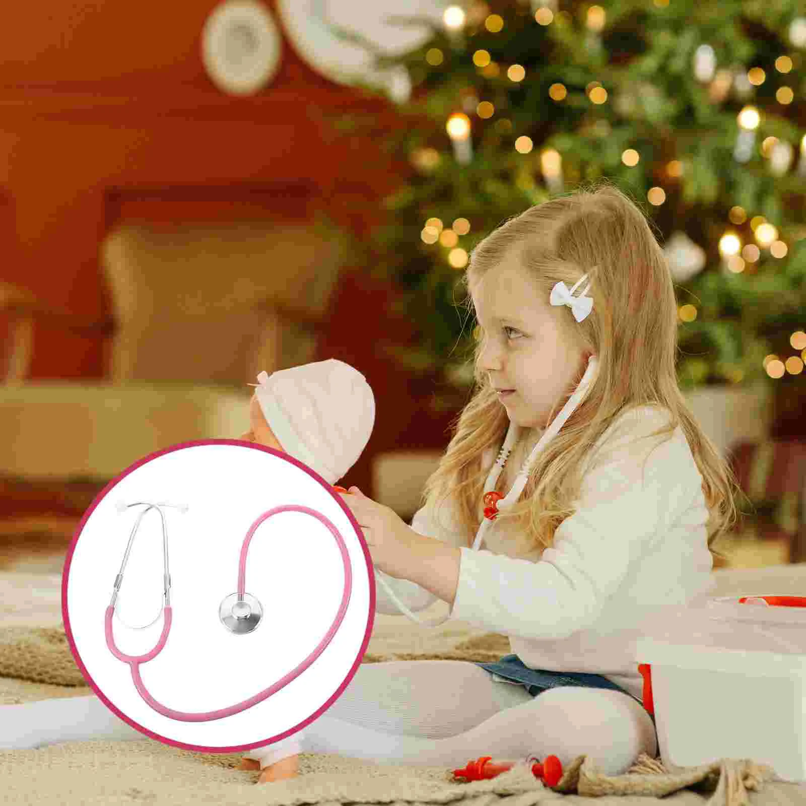 Kids Stethoscope Toy Toys Simulation Medical for Playing Children Toddler Suite