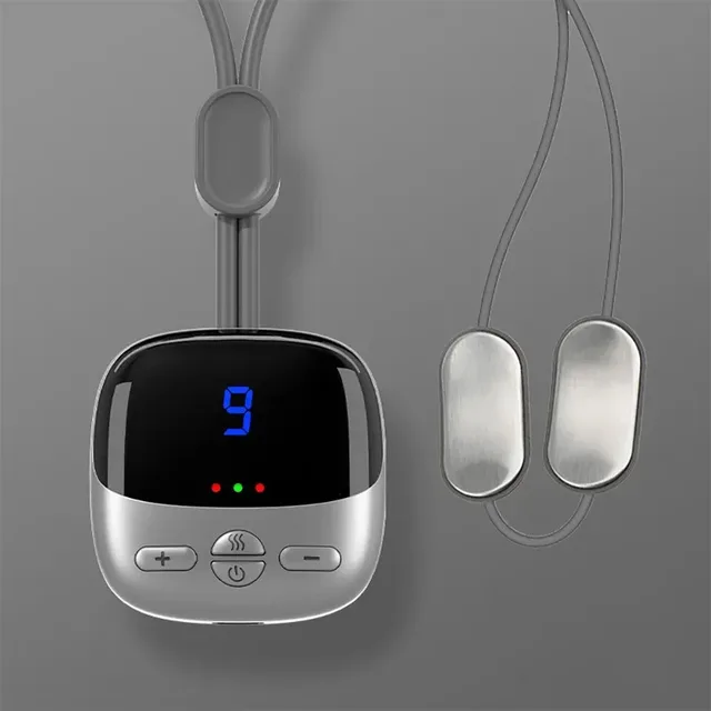 Cervical Massager Portable Massage Pendant for Relaxing Neck and Shoulders, 9 Intensity Levels and 4 Massage Modes 1