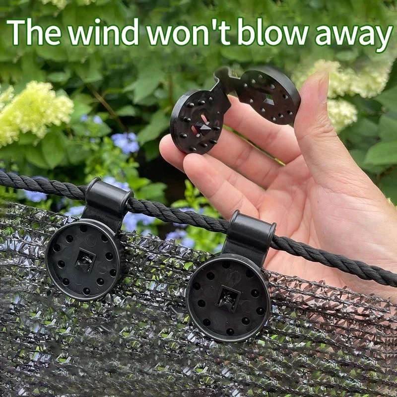 Description Picture 4 of item100PCS Shading Cloth Lock Clip, Greenhouse Shading Cloth Fixing Clip, Fence Shading Net Clip, Camping Tent Accessories