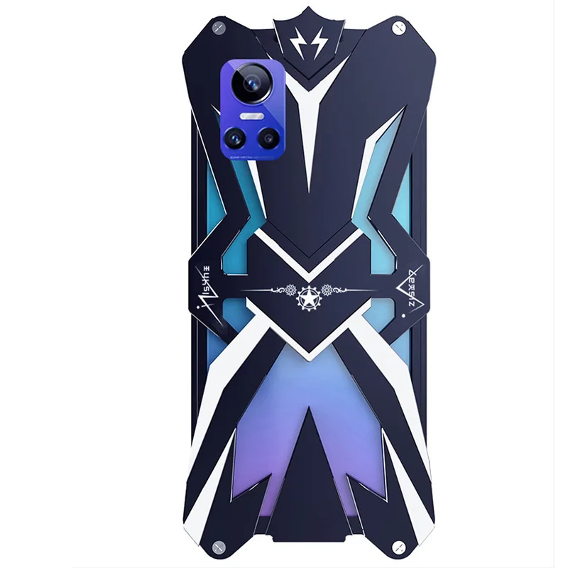 Original Zimon Luxury Thor Heavy Duty Armor Metal Aluminum Mobile Phone Case Covers For Oppo Realme Gt Neo3 Neo 3 Cover Cases