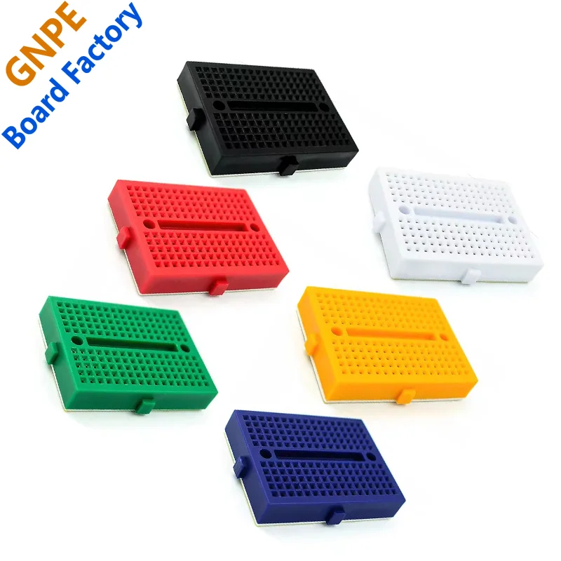 

Mini breadboard SYB-170 with holes colorful board experimental board circuit board 35x47mm