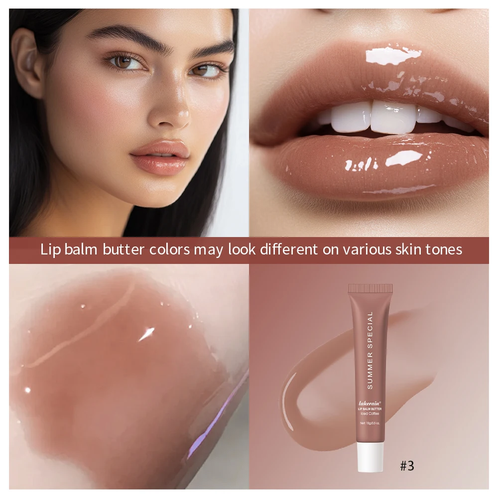 4pcs Lip Balm Deep Moisturizing Lip Glaze Smoothing Lip Lines Long-Lasting Nourishment Daily Lip Care Lip Balm 6