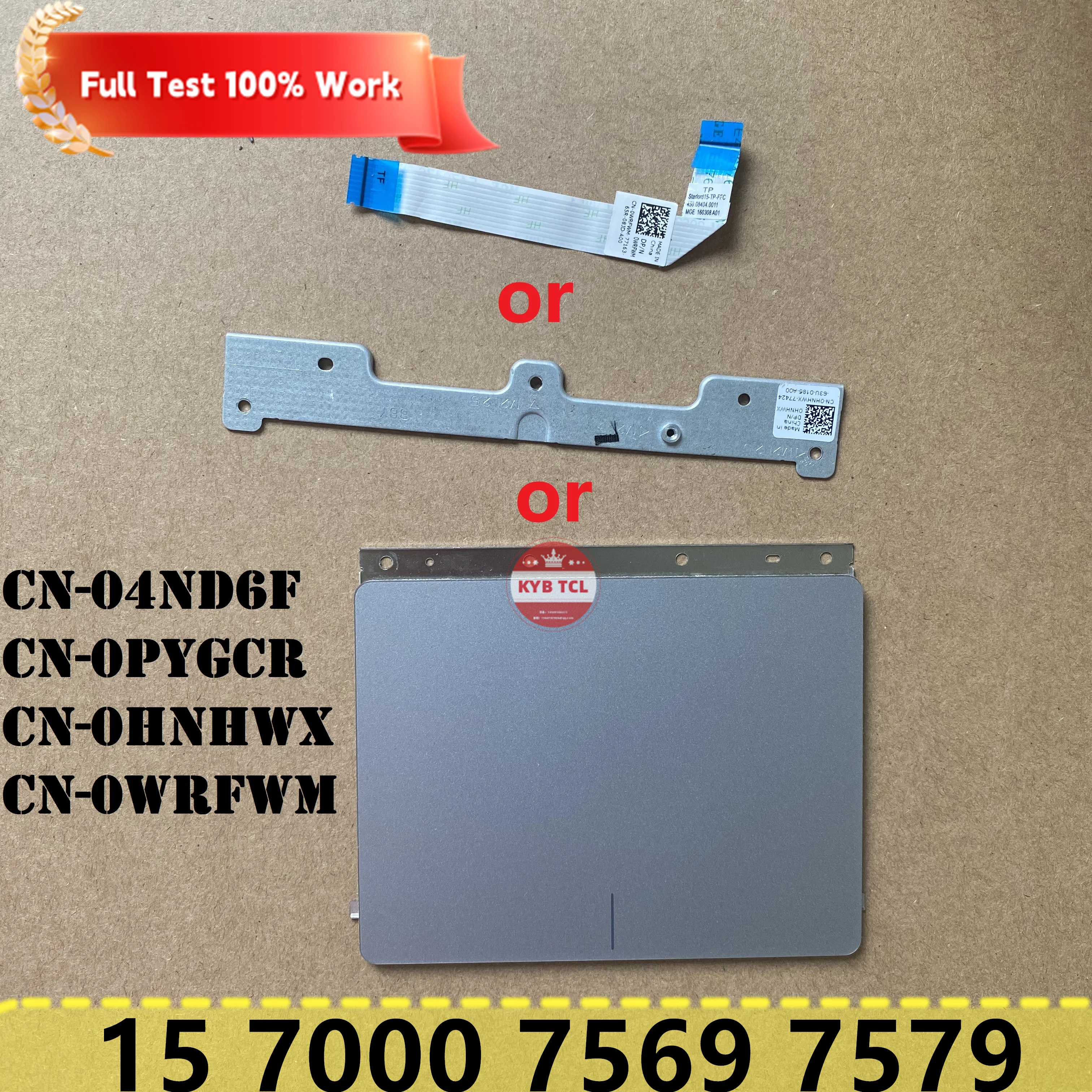 

Genuine Laptop Touchpad or Cable or Support Bracket For Dell Inspiron 15 7000 7569 7579 04ND6F 4ND6F 0PYGCR PYGCR 0WRFWM 0HNHWX