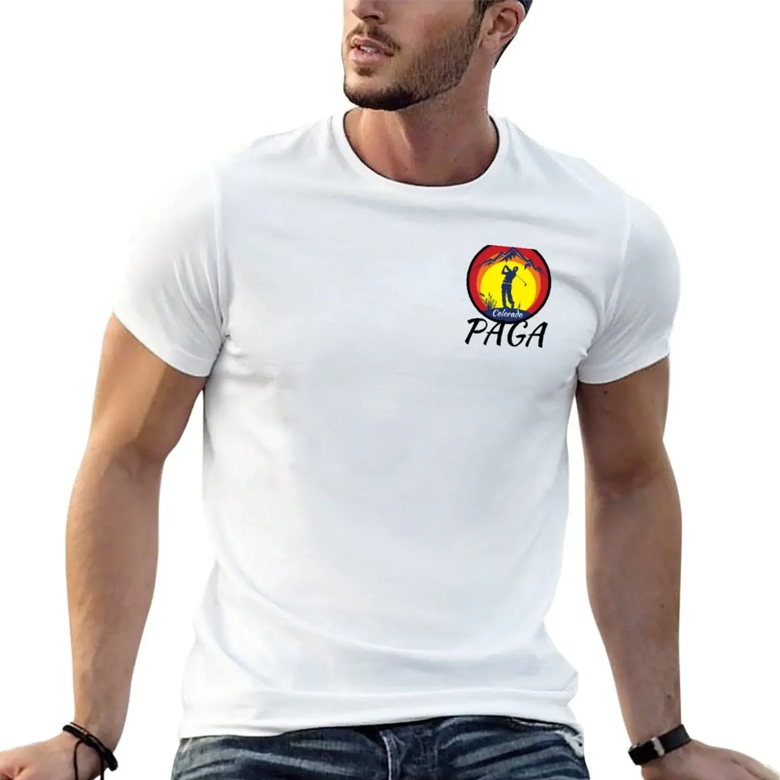 

PAGA Golf T-Shirt new edition Short sleeve tee fitted t shirts for men