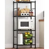 Storage Shelves - 4 Tier Shelf Organizer, Heavy Duty Garage Shelving Unit with Leveling Feet, Stable Metal Shelves Organizer 1