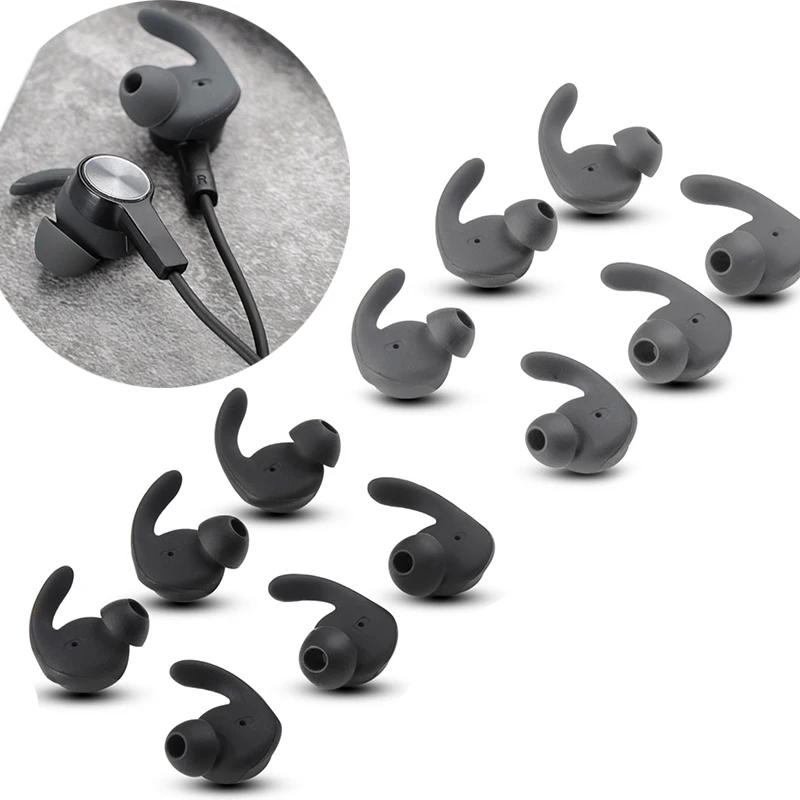 

6 Pieces/set Silicone Ear Buds Gels Eartips Silicone Earpads Replacement Ear Bud Tips for Hua-wei xSport/for AM61