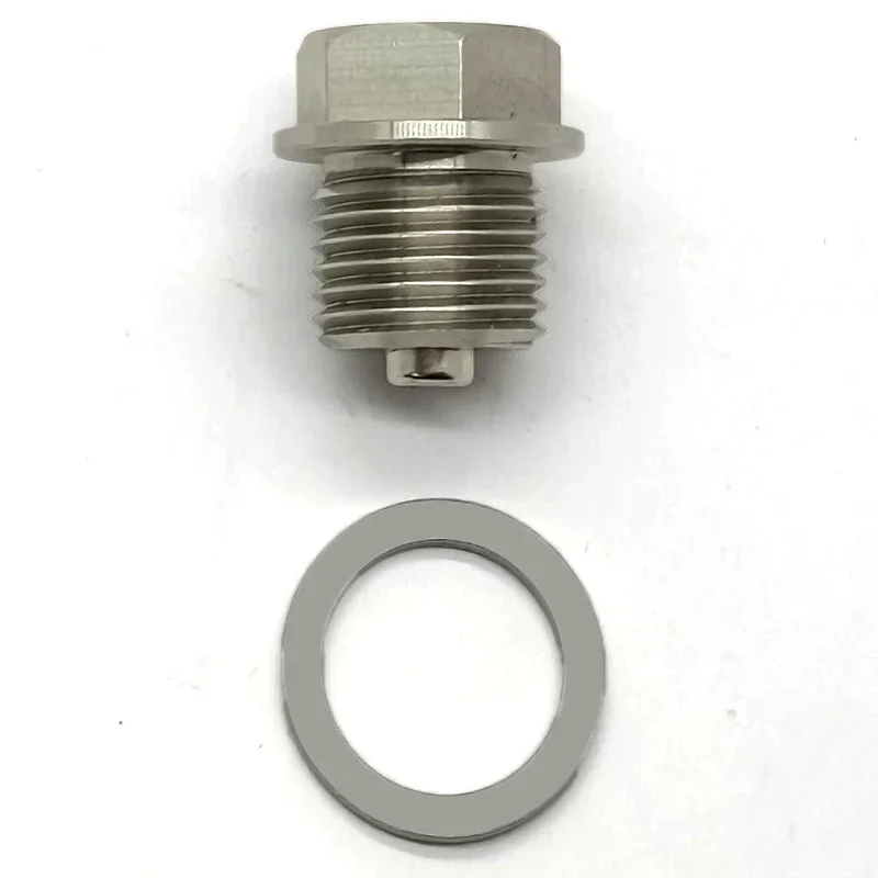 Bouchon De Vidange M16 X 1.5 Avec Aimant Néodyme - Acier Inoxydable Et Joint Cuivre Pour Voiture