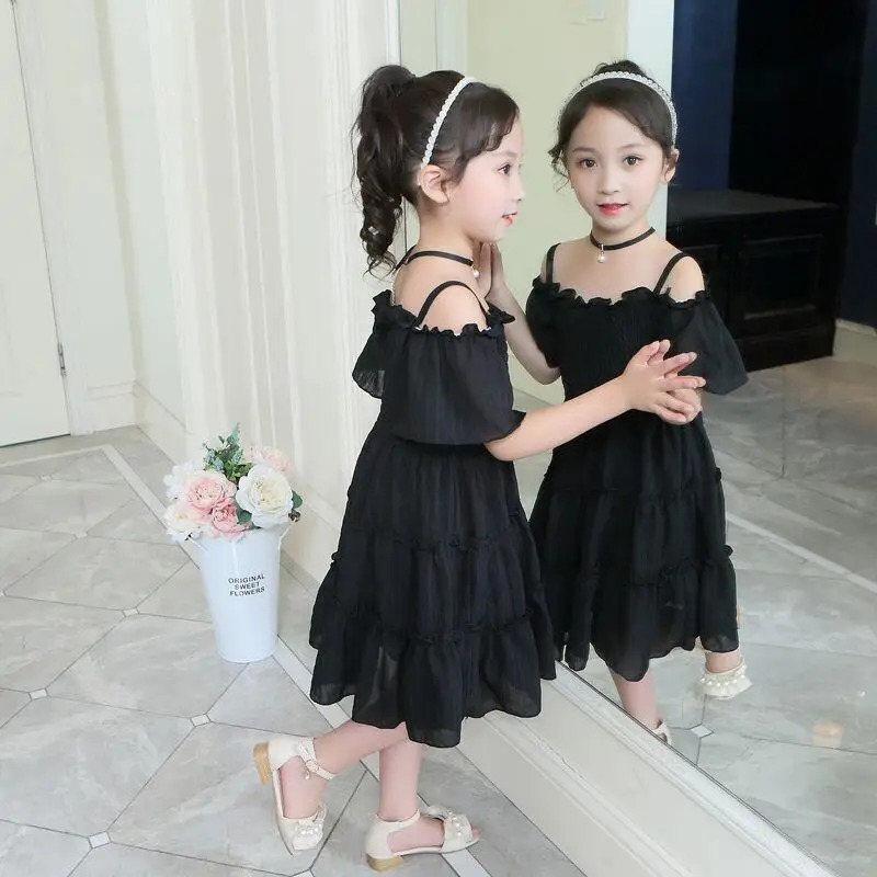 Kidsprincess 드레스 어린이 날 공주 공연 드레스 어린 소녀들을위한 부드러운 원단 무대 쇼 여름 바이럴 유행 패션