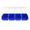 1pcs Plastic Multi-Compartment Organiser Box For Screws Plastic Hardware Divider Storage Case With Lid Display Y7K9 6